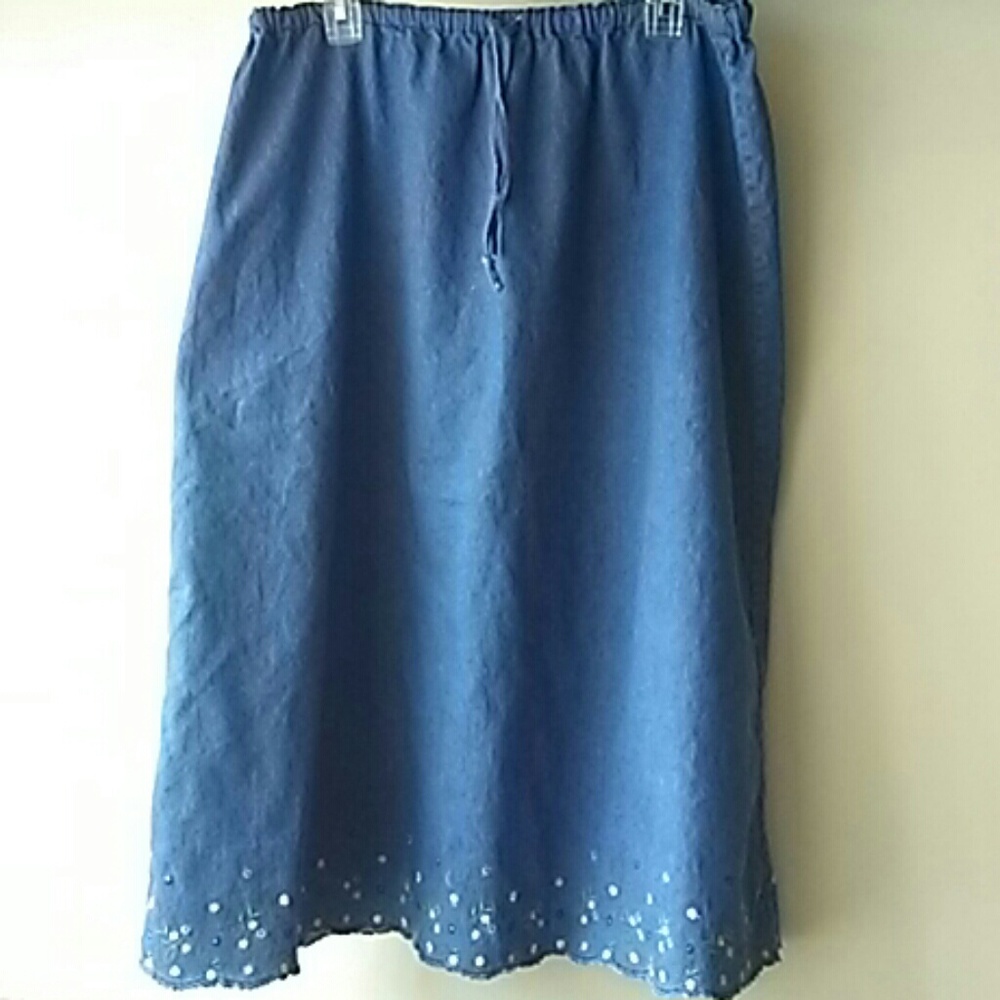 Denim skirt